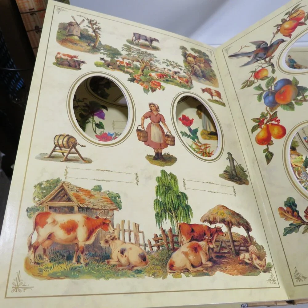 Victorian Vintage Style Photo Album: Country Memories Farmhouse